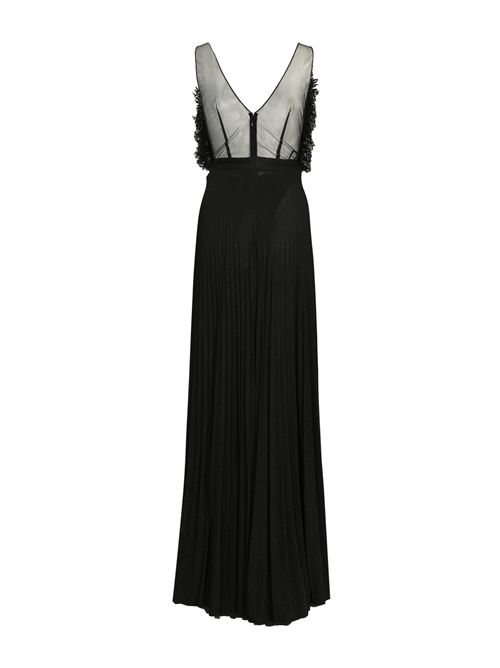 Abito Red Carpet in tulle e jersey con cristalli Elisabetta Franchi | ABR1957E2110